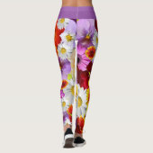 Leggings en mosaïque de fleurs (Dos)