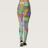 leggings en mosaïque pastel (Dos)