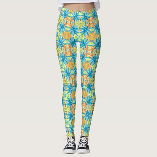 Leggings en mosaïque Pat (Devant)