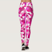 Leggings en mosaïque rose (Dos)