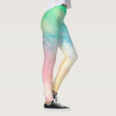 Leggings en multi-couleurs avec élasthanne/polyest (Droite)