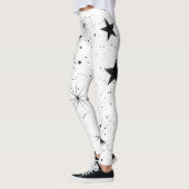 Leggings en noir gras (Gauche)