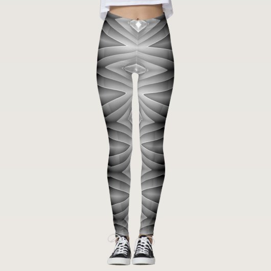 Leggings en noir "Ratti_Creative_Arts" tendance (Devant)