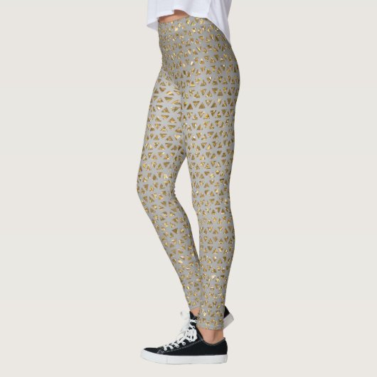 Leggings en or brillant (Gauche)