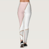 Leggings en or rose (Dos)
