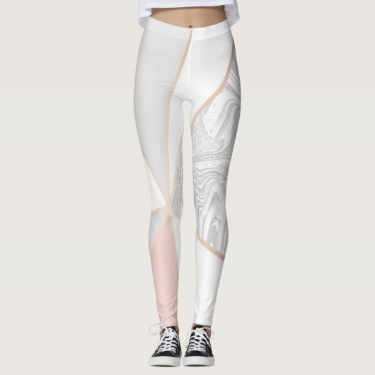 Leggings en or rose (Devant)