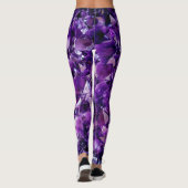 Leggings en pierre de Géode en cristal d'Améthyste (Dos)