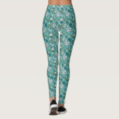 Leggings en pierre turquoise (Dos)