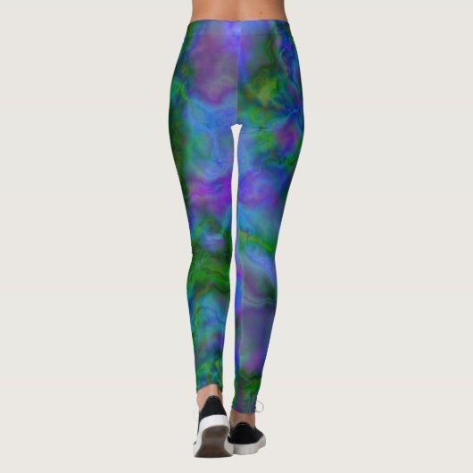 Leggings en plasma coloré (Dos)
