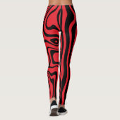 Leggings en rouge noir - Choisir la couleur (Dos)