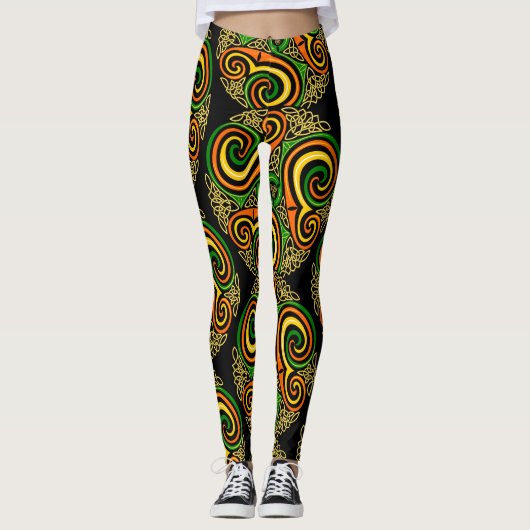 leggings en spirales célestes (Devant)