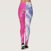 Leggings en teinture rose (Dos)