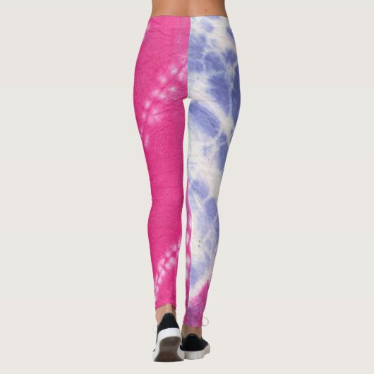 Leggings en teinture rose (Dos)