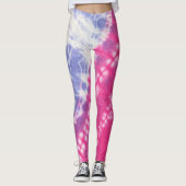 Leggings en teinture rose (Devant)