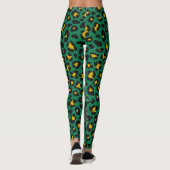 Leggings en tenue d'automne Empreinte de léopard v (Dos)