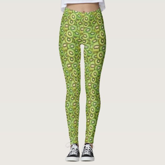 Leggings en tranches de Kiwi - mignonette (Devant)