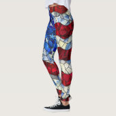 Leggings en verre à drapeau américain (Gauche)