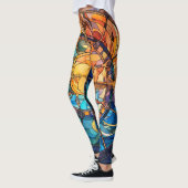 Leggings en verre feutré céleste (Gauche)