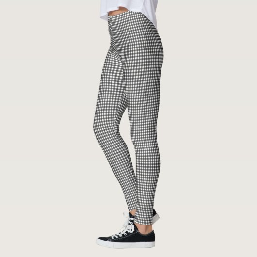 Leggings En vichy noir de base (Gauche)