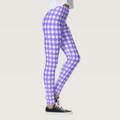 Leggings En vichy périphérique et blanc (Droite)
