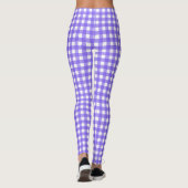 Leggings En vichy périphérique et blanc (Dos)