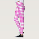 Leggings En vichy rose (Gauche)