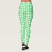 Leggings En vichy verte (Dos)