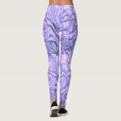 Leggings en violet de couleur (Dos)