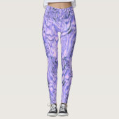 Leggings en violet de couleur (Devant)