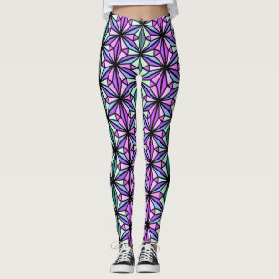 leggings en vitrail