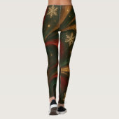 Leggings Enchanted Christmas Flocons Dorés (Dos)