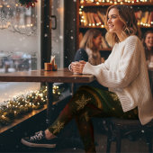 Leggings Enchanted Christmas Flocons Dorés