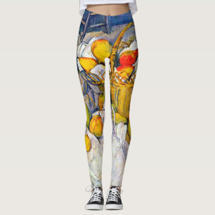 Leggings Encore la vie avec panier de fruits, Paul Cezanne