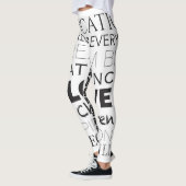 Leggings Encourager le collage de mots (Gauche)