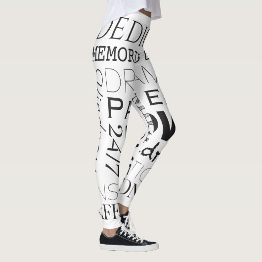 Leggings Encourager le collage de mots (Droite)