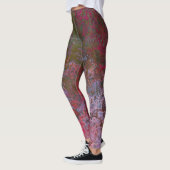 Leggings Encre d'alcool foncé Abstraite (Gauche)