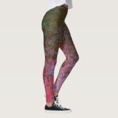 Leggings Encre d'alcool foncé Abstraite (Droite)
