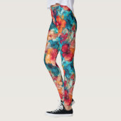 Leggings Encre d'alcool hawaïenne (Gauche)