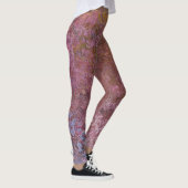 Leggings Encre d'alcool terrestre Abstraite (Droite)