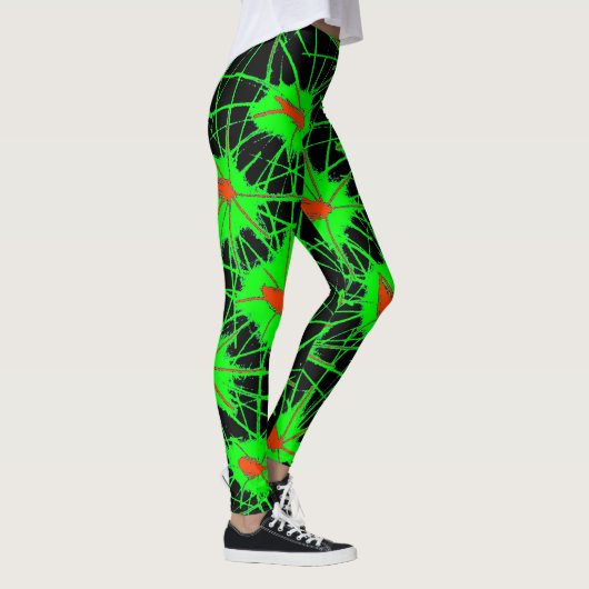 Leggings Energy Web Neon (Droite)