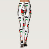 Leggings Enfant avec le drapeau de Keffiyeh Palestine (Dos)