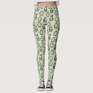 Leggings Enfants de bons pingouins portant des chapeaux de