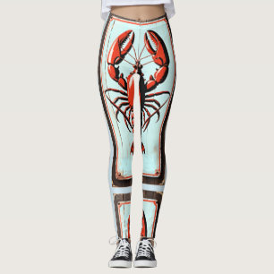 Leggings Enseigne vintage homard Thunder_Cove