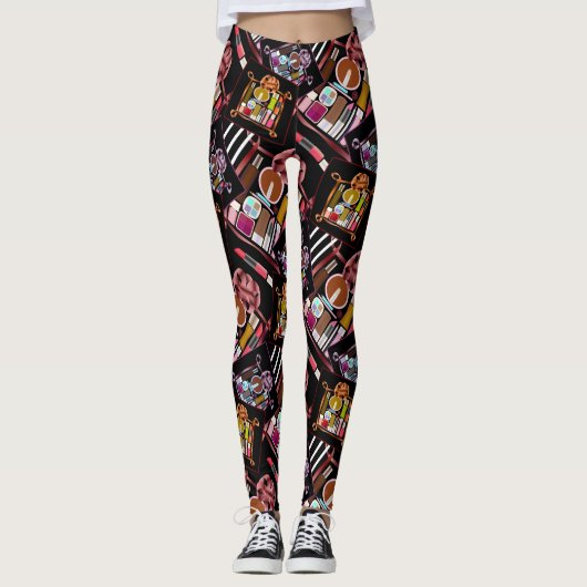 Leggings Ensemble de cosmétiques (Devant)