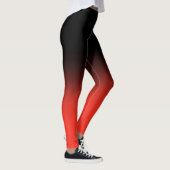 Leggings Entraîneur de fitness Noir et Rouge (Droite)