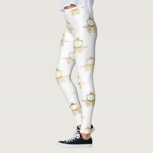 Leggings Entraîneur d'or Cinderella Princess Royal Magic (Gauche)