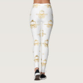Leggings Entraîneur d'or Cinderella Princess Royal Magic (Dos)