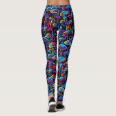 Leggings Entrez dans un Pays des Merveilles de Neon : Groov (Dos)