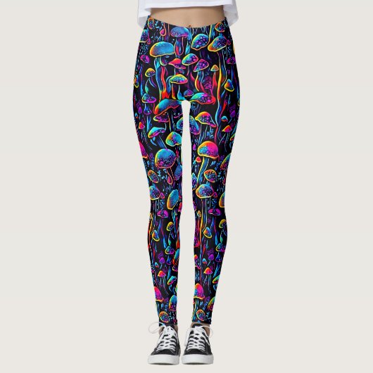Leggings Entrez dans un Pays des Merveilles de Neon : Groov (Devant)