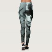 Leggings Enveloppez-vous dans les ailes. Corbeau (Dos)